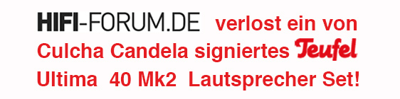 HiFi-Forum.de verlost ein von Culcha Candela signiertes Teufel Ultima 40 Mk2 Lautsprecher Set!